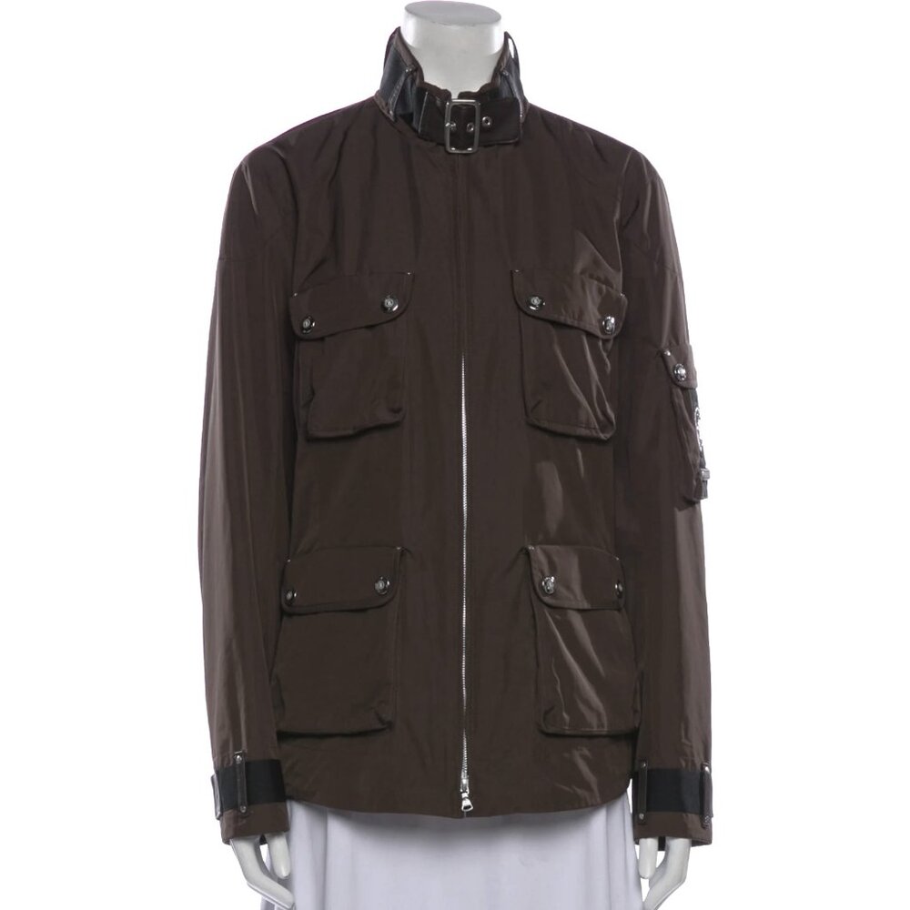 NEW $949 Bogner Madlena Moto Jacket! US 10 e 40 Med Large Brown Lighter Weight